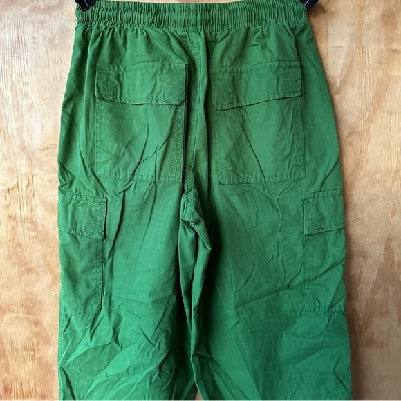 Forever 21 Kelly Green Pull On Cargo Joggers - Picture 4 of 10